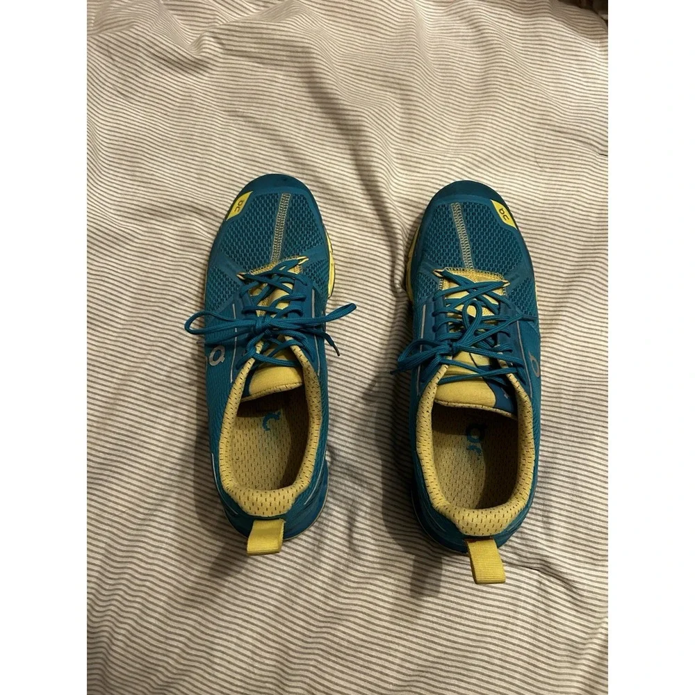 On Cloud Shoes Women 10.5 On Running Cloudtec Swiss Engineering Blue‎ Sneaker